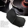 10 Inch Empty Tape Reel Storage Box, Reel to Reel Tape Storage Boxes with Label Paper and Carry Handle, Scratch Full, for Sound Tapes (Black) view 2