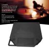 10 Inch Empty Tape Reel Storage Box, Reel to Reel Tape Storage Boxes with Label Paper and Carry Handle, Scratch Full, for Sound Tapes (Black) view 3