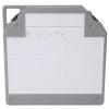 10 Inch Empty Tape Reel Storage Box, Reel to Reel Tape Storage Boxes with Label Paper and Carry Handle, Scratch Full, for Sound Tapes (Grey) view 4