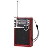 Wenpzeray Y-706 Portable Pocket Radio AM FM SW Band Compact Receiver 3AAA Battery Operated Transistor with Loud Sound Speaker Support USB/TF Card Play Headphone Jack for Indoor Outdoor Emergency (Red) view 1