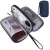 JIAKAI Travel Cable Organizer Electronics Accessories Bag for Charger, Phone, memory card,Travel Gadget Bag-Blue view 1
