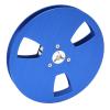 1/4 5 Inch Empty Tape Reel, 3 Hole Empty Take Up Reel to Reel for Tape Players, Aluminum Alloy Universal Open Reel Sound Tape Empty Reel (Blue) view 2