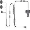PRYME Highway Series Helmet Motorcycle Mic and Speaker Kit - Compatible with Kenwood, and Relm 2-Pin Side Connectors (for Full Face Helmets) view 1