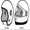 PRYME Highway Series Helmet Motorcycle Mic and Speaker Kit - Compatible with Kenwood, and Relm 2-Pin Side Connectors (for Full Face Helmets) view 2