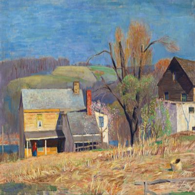 Daniel Garber : Bright Day, March Morning : 1940 : Archival Quality Art Print