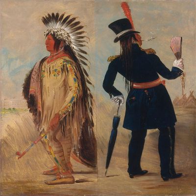 George Catlin : Wi-jn-jon, Pigeon's Egg Head : Archival Quality Art Print