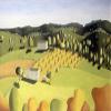 Sheaves of Corn : 1931 : Grant Wood : Archival Quality Art Print view 1