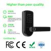 COLOSUS Smart Lock S220, Keyless Fingerprint Door Lock with Handle, Bluetooth Digital Entry Lock for Front Door Interior Doors and Office Doors (Black) view 3