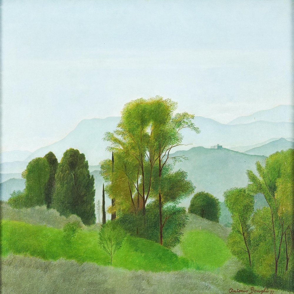 Antonio Donghi : Landscape : 1937 : Archival Quality Art Print