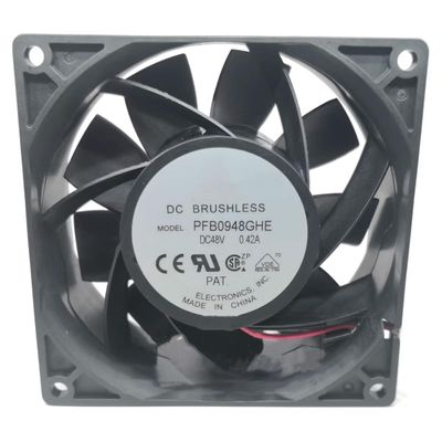DC48V 0.42A PFB0948GHE 9238 92mm 2-Wire Inverter Cooling Fan