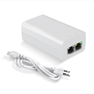 EN15G-24-3 Gigabit PoE Injector, 24V 15W, Single Port PoE Power Injector for IP Camera, Wireless Access Point, IP Phones