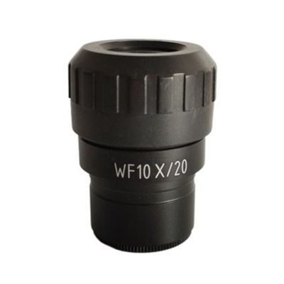 Lab Microscope Slides 1PCS 10x Stereo Microscope High Point Eyepiece Wide Fidle Eyepiece with Adjustable 18mm 20mm 22mm Microscope Parts (Color : WF10X-20-30mm A)