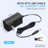 Copkim 10 Pcs 12V Power Supply 12V DC 2A 24W LED Light Adapter Switching Led Power Supply AC120V to DC12V Transformer with 5.5/2.1 mm Female Barrel Connector for Strip Light view 3