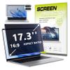 17.3 Inch Laptop Privacy Screen Protector for 16:9 Aspect laptop17.3" Anti Glare Blue Light Filter Security Shield Compatible with Lenovo Hp Dell Acer Asus Thinkpad Envy Xps with Camera Cover view 1