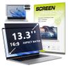 13.3 Inch Laptop Privacy Screen Protector for 16:9 Aspect laptop13.3" Anti Glare Blue Light Filter Security Shield Compatible with Lenovo Hp Dell Acer Asus Thinkpad Envy Xps with Camera Cover view 1