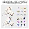 Custom Personalized 10Pack 128GB Flash Drive, Bilious USB Thumb Drive 2.0 Portable Keychain Design USB Stick, Metal Style Memory Stick U Disk, Waterproof Jump Pen Drive for Storage and Backup view 2