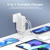QiSa Portable Charger, Power Bank, 16000mAh Power Bank Built-in AC Wall Plug and Cables, PD 30W and QC4.0 Fast Charger for iPhone and Android Phones and Most Electronic Devices (White) view 3