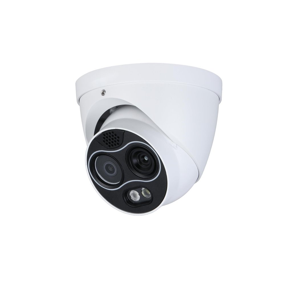 EmpireTech IPC-TPC124X-AI Thermal Camera 4MP 1/2.7'' CMOS Mini Turret Smart AI IP Camera,Visible and Thermal Channels Dual Image Fusion,IPC-TPC124X-AI S2 (3.5mm (Thermal 3.5mm, Visible 4mm))