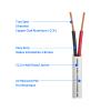Speaker Wire 14 Gauge 50FT, 14 AWG Stranded PVC Extension Cord,CL2 Rated in-Wall Fire Safety Wire, 12V Low Voltage/Tinned Copper/Flexible Cable for Automotive Wiring, Lamp Cord, Marine Cable, CCA view 2