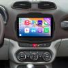 EWLSAC Android 13.0 Double Din Car Stereo Radio Player for Jeep Renegade 2015-2020 9 Inch HD Touch Screen Car Audio Receiver with GPS Navigation Bluetooth Head Unit Supports Backup Camera(2G+32G) view 1
