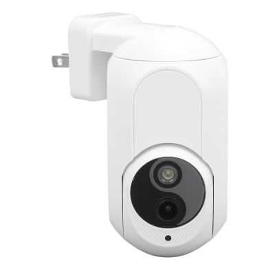 Heayzoki Wall Plug in Indoor Outlet Home Security Camera, 2MP Indoor Smart Camera with Phone APP, Full Color Night Vision, Motion Detection (US Plug)