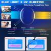 WEIMELTOY 3 Pack Blue Light Blocking Reading Glasses for Men, Stylish Half Frame Metal Computer Readers, Lightweight Spring Hinge Eyeglasses Anti Eyestrain/Glare/UV (Mix Color, Black+Grey+Brown, 3.0) view 4