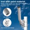 Adjustable J Pole Mount for Point to Point Wireless Bridge Outdoor  12" Universal Antenna Mounting Bracket for Access Points, Starlink WiFi Extender (2-Pack,White) view 4