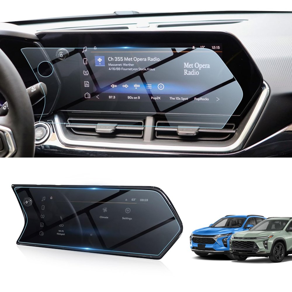 BIBIBO 2024 2025 Chevy Trailblazer Screen Protector for 2024 2025 ChevyTrax (LT/2RS/ ACTIV) &2024+ Chevy Trax Trailblazer 11 Inch Display,2024 Trailblazer/Trax Radio Screen Protector Accessories 2024 Chevy Trailblazer /Trax
