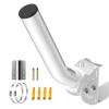 Universal Antenna Pole Mount Bracket, 12" Adjustable J Mounting Brackets for Stalink Gen 2 & Mini, Weather Station, TV/AF Antennas, Wireless Bridge, Access Point, WiFi Booster Extender view 1