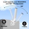 Universal Antenna Pole Mount Bracket, 12" Adjustable J Mounting Brackets for Stalink Gen 2 & Mini, Weather Station, TV/AF Antennas, Wireless Bridge, Access Point, WiFi Booster Extender view 2