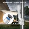 Universal Antenna Pole Mount Bracket, 12" Adjustable J Mounting Brackets for Stalink Gen 2 & Mini, Weather Station, TV/AF Antennas, Wireless Bridge, Access Point, WiFi Booster Extender view 3
