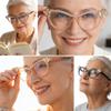 ICARA Bling Rhinestones Womens Reading Glasses Blue Light Blocking Cat Eye Computer Fashion Reader Eyeglasses (Black, 4, multiplier_x) view 4