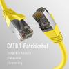 EFB-Elektronik Cat8.1 RJ45 Patch Cable S/FTP PIMF Yellow 0.25 m view 3