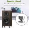 4Pcs Speaker Spikes Stands HiFi Speaker Isolation Stand Cone Shockproof Base Pad Speaker Feet with Non-Slip Rubber Rings for Audio,Speakers,Subwoofers,Turntable DAC Feet Pad. (24mmx23mm, Silver) view 2