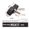 HSCRSTAR 2pcs M4 M5 M6 M8 Double Wing Handle Finger Screw knob Adjustable Finger Screw Adapter Camera Photography Industry Equipment (20mm, M4 Black) view 2