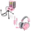 FIFINE USB Gaming PC Microphone and Over-Ear Wired Streaming Headset,AmpliGame RGB Computer Condenser Desktop Mic for YouTube Video/Podcasts,7.1 Surround Sound Headset for PS4/PS5/Xbox/SwitchA6P+H9P view 1