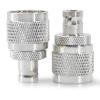 TOJOIN 2PCS N Type Male to BNC Type Female RF Coaxial Adapter Connector 4GHZ 50 Ohm for RF Cable, Coupler Antenna, Extension Cable, WiFi view 2