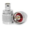TOJOIN 2PCS N Type Male to BNC Type Female RF Coaxial Adapter Connector 4GHZ 50 Ohm for RF Cable, Coupler Antenna, Extension Cable, WiFi view 4