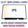 13.3" for Lenovo ThinkBook 13s G2 G3 5D10X01020 60Hz Screen Replacement LCD 40Pins QHD 2560(RGB)1600 Display Panel Non-Touch view 2