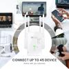 Tongyu 1200Mbps WiFi Extender Internet Booster for Home with Ethernet Port AC1200 Dual Band 5GHz/2.4GHz Wireless Repeater Signal Amplifier Booster Full Coverage 8000sq.ft and 45 Devices view 2