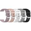 18mm Bands Compatible with Withings ScanWatch 38mm/Steel HR 36mm/Steel/Withings Move Smart Watch, Replacement Band Wrist Strap for Withings ScanWatch 38mm/Steel HR 36mm/Steel/Withings Move (5 Pack B) view 1