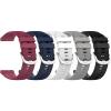 18mm Bands Compatible with Withings ScanWatch 38mm/Steel HR 36mm/Steel/Withings Move Smart Watch, Replacement Band Wrist Strap for Withings ScanWatch 38mm/Steel HR 36mm/Steel/Withings Move (5 Pack A) view 1