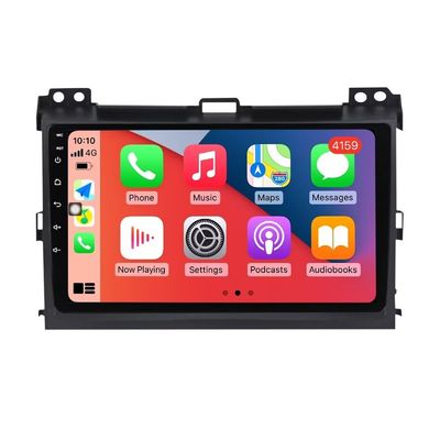 1280x720 9" IPS Touch Screen Android Stereo for Toyota Prado 120 2004 2005 2006 2007 2008 2009 Car Radio Built-in Car-Play Android Auto GPS Navigation Dash Kit