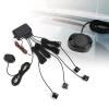 NDNCZDHC Parking Sensor, DC 12V Car Parking Sensor Reversing Radar Kit Warning Sound Indicator Probe System Detection Distance 30CM ~200CM view 4
