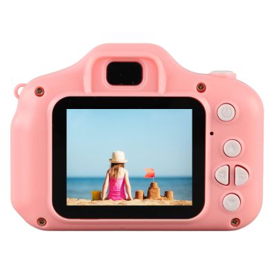 8MP Kids Digital Camera with Material, Cute Design, USB Charging, High Definition Images, Convenient to Carry for Home, Travel, Camping, Picnic