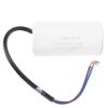 CBB60 Motor Starting Conditioner AC Start Wire Capacitor 450V 50uF Microfarad Capacitor Wire Lead view 4