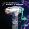 Emergency Charger,Hand Crank Driven Electricity Generator,Emergency Power Supply,Hand Crank Charger for Teaching Demonstrating,Household,Industrial view 2
