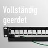 EFB-Elektronik Distribution Panel Patch Panel 19 Inch 1U, 24-Port, Black, Without Keystone view 3