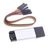 Aluminium shell CP2102 USB 2.0 to TTL UART module 6pin serial converter STC module support 5v 3.3v view 2