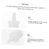 minkissy 300pcs Glue Bottle Caps for Beauty Salon Replacement Nozzle Tips for Eyelash Extensions Prevent Clogging Durable Essential Lash Supplies Easy to Use view 2
